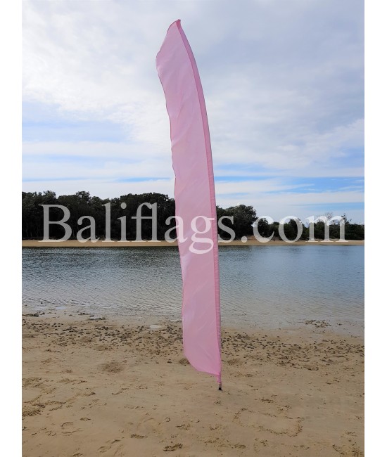 Bali Pastel Pink Feather Flag Bali Pastel Pink Feather Flag